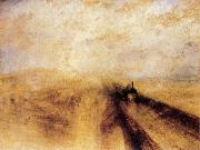 J.M.W. Turner Rain,Steam and Speed-The Great Western Railway oil painting artist